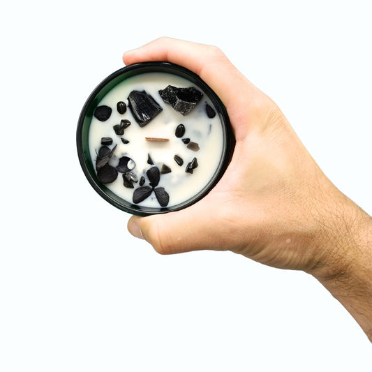 Vela Mágica Floral de Cristal – O Cavaleiro de Espadas | Hop Hare