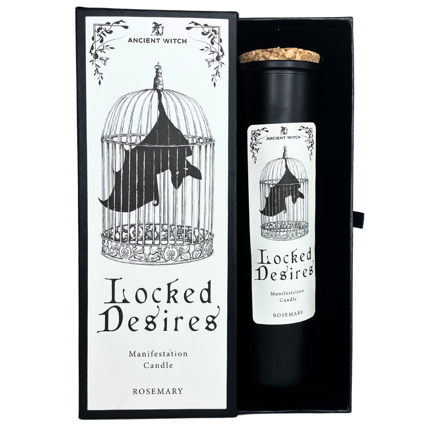 Vela Purificadora “Desejos Bloqueados” – Coleção Bruxa Ancestral | Libertação, Foco e Manifestação