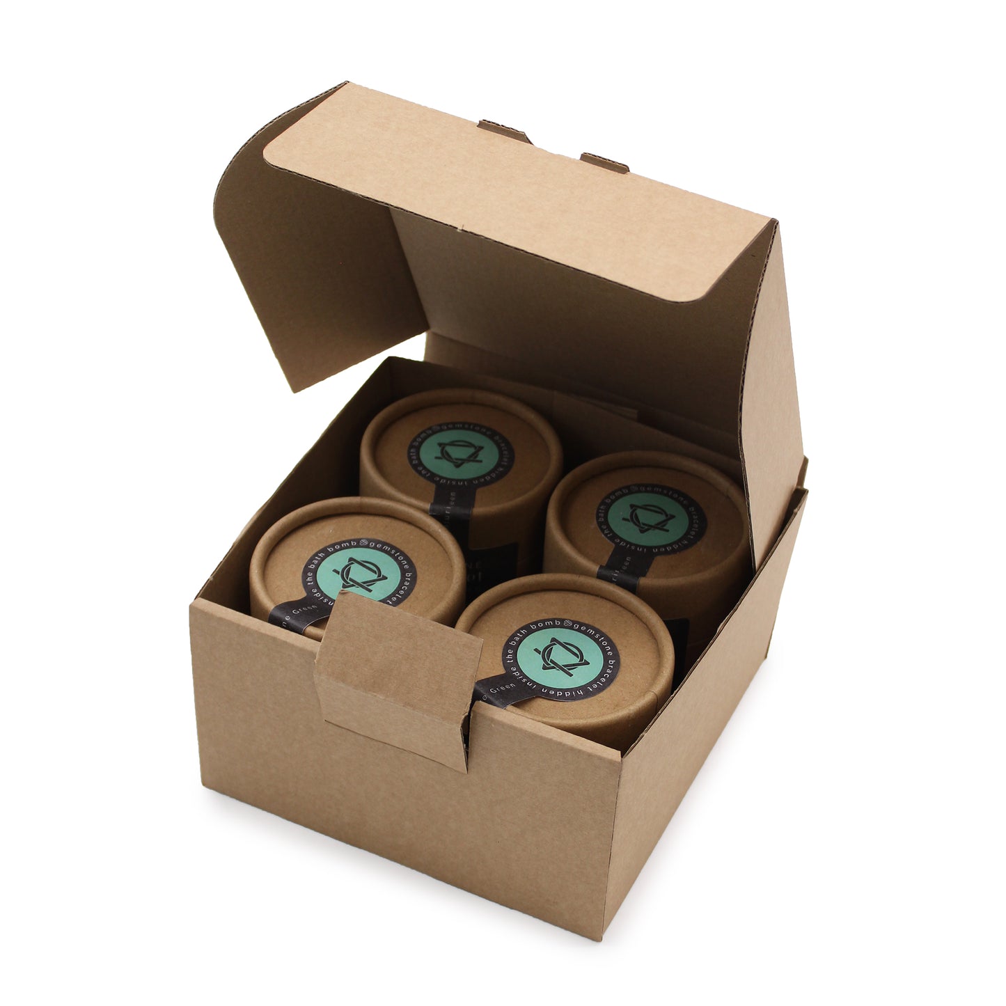 Bomba de Banho com Pulseira de Gemas – Aventurina Verde