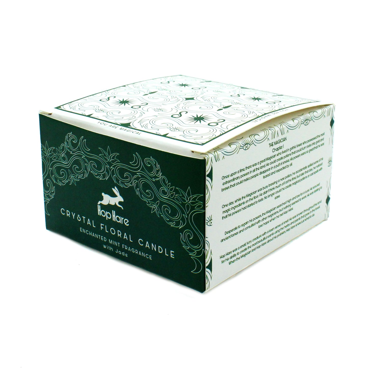 Vela Mágica Floral de Cristal – O Mágico | Hop Hare