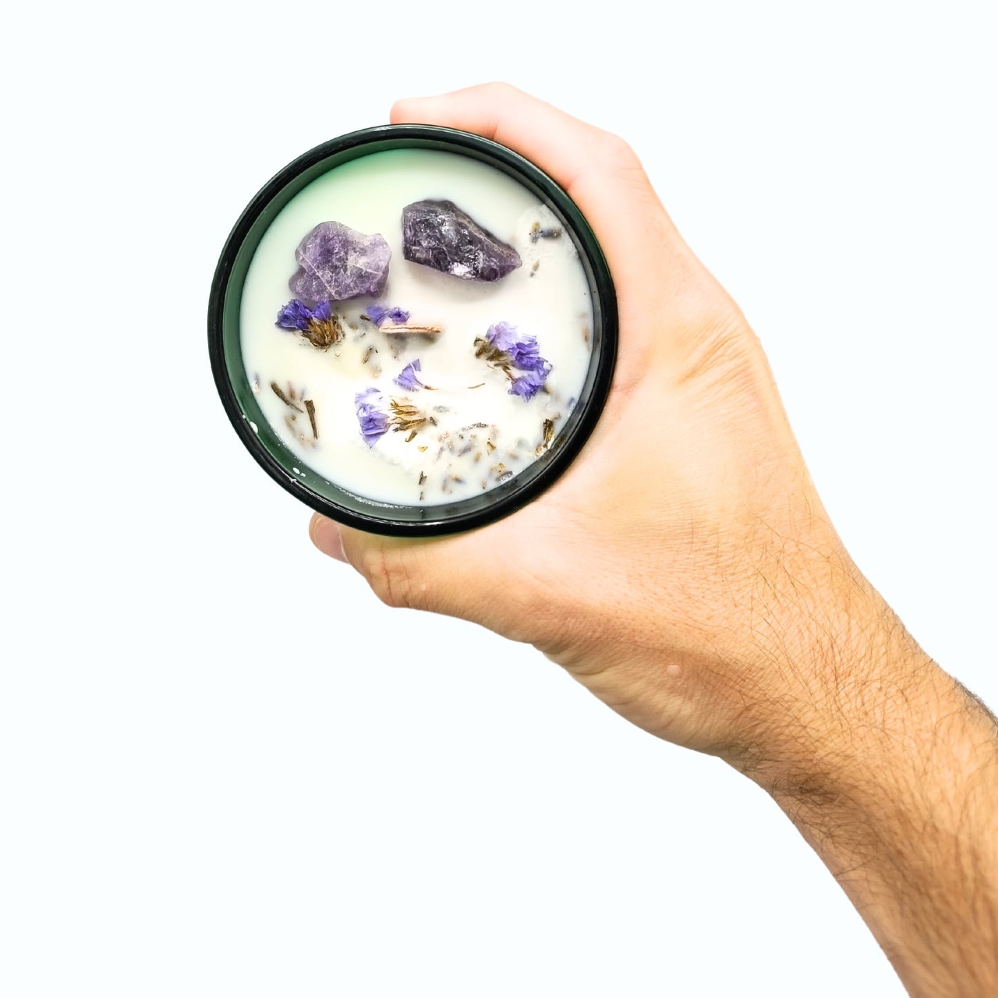 Vela Mágica Floral de Cristal – A Lua | Hop Hare