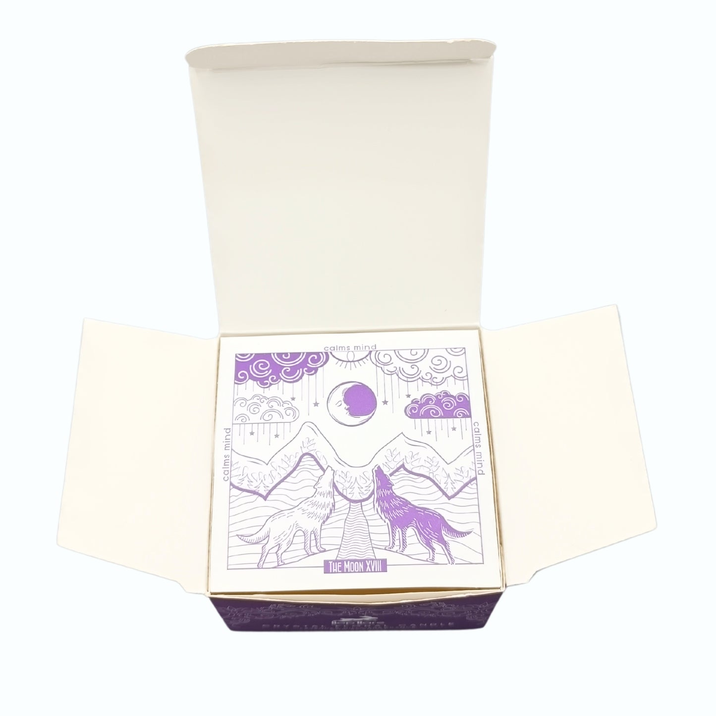 Vela Mágica Floral de Cristal – A Lua | Hop Hare