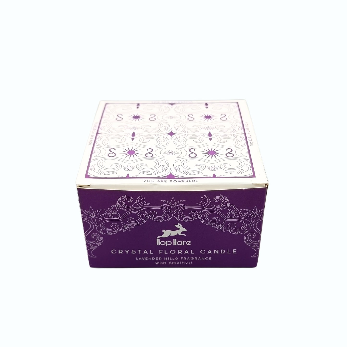 Vela Mágica Floral de Cristal – A Lua | Hop Hare