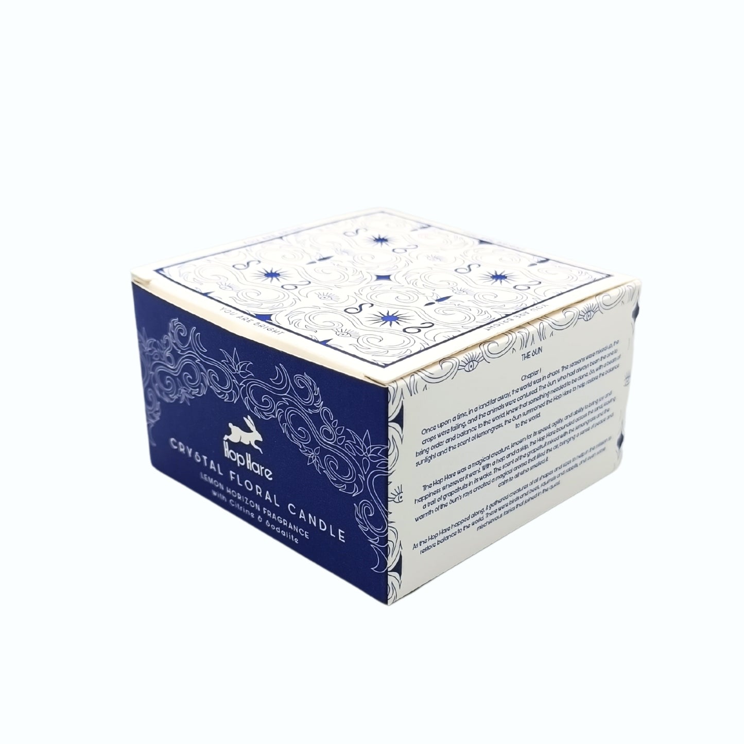 Vela Mágica Floral de Cristal – O Sol | Hop Hare