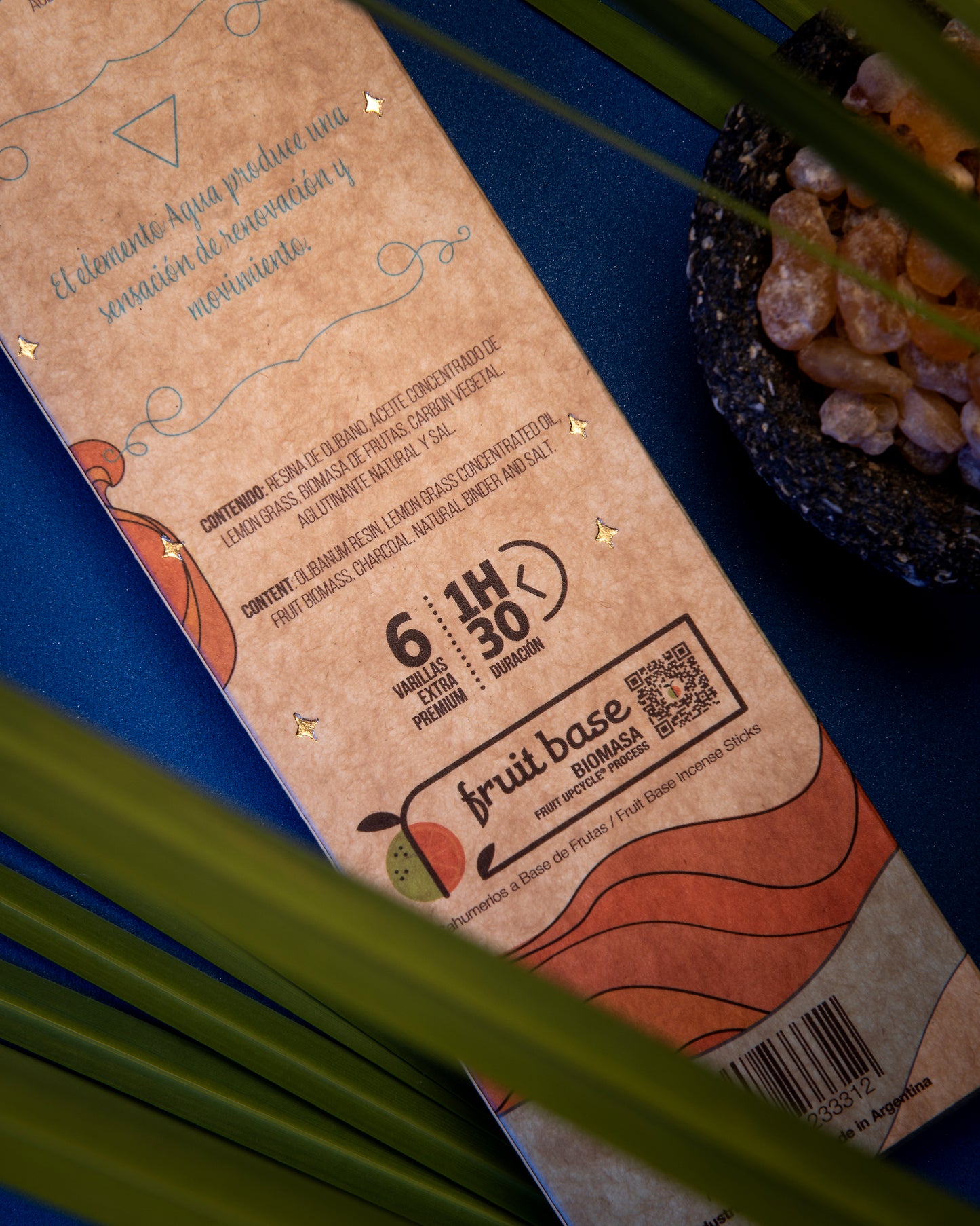 Incenso Artesanal "5 Elementos – Água | Renascer"