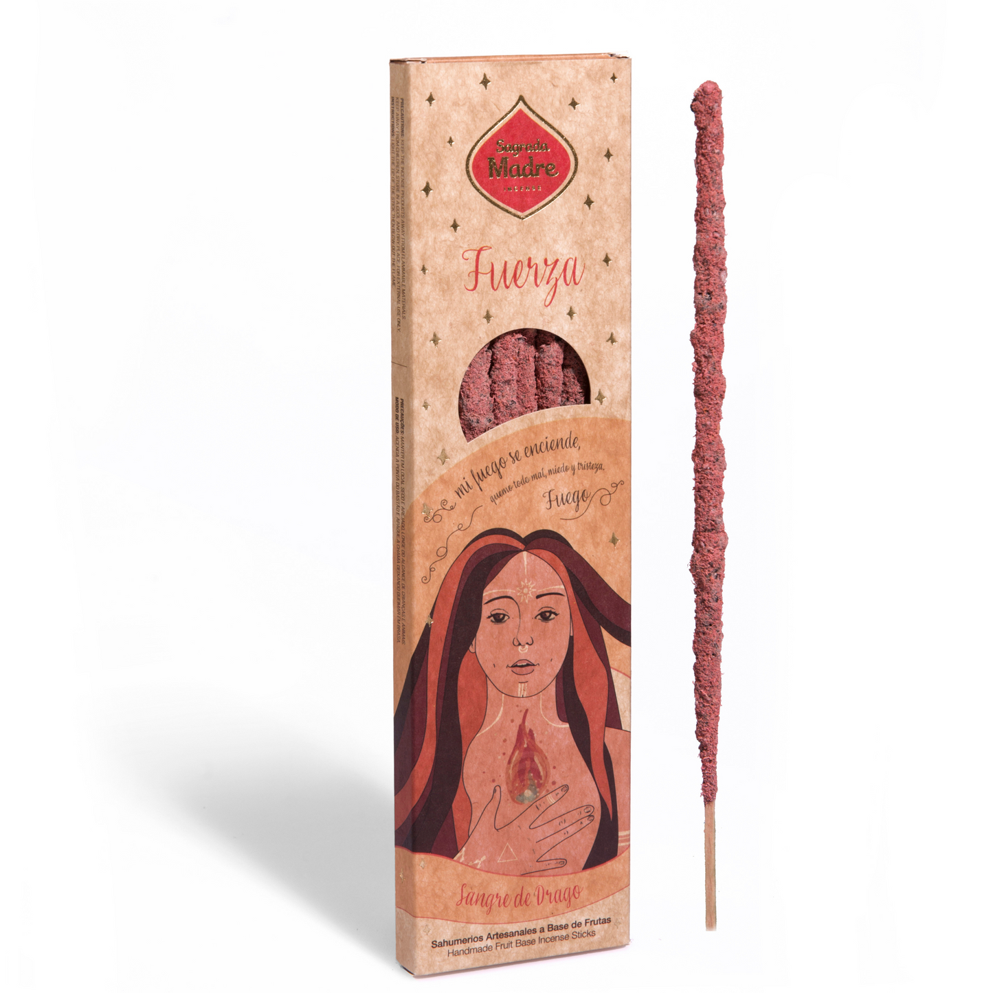 Incenso Artesanal "5 Elementos – Fogo | Força"