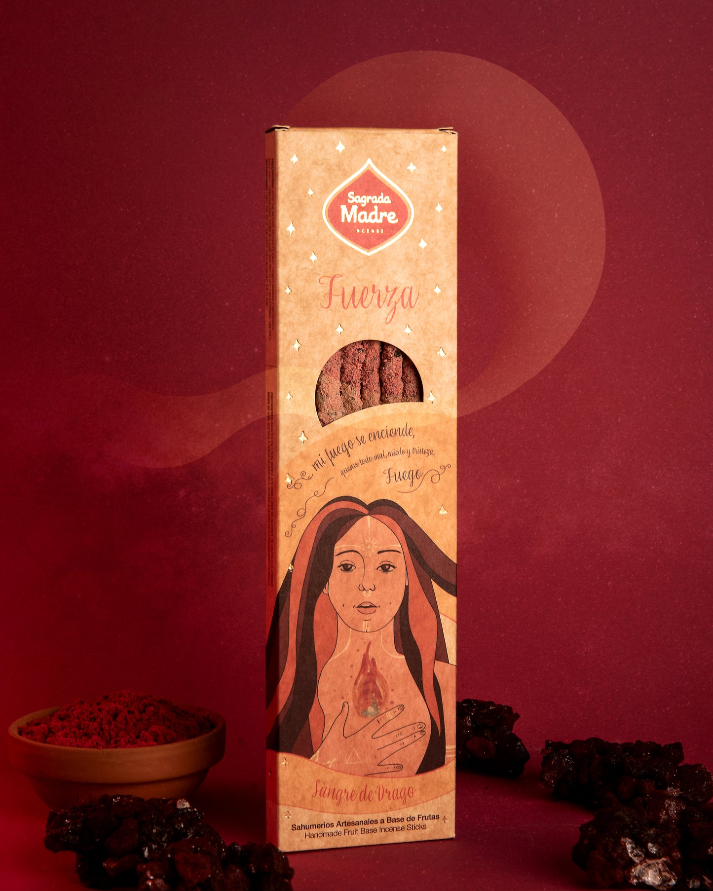 Incenso Artesanal "5 Elementos – Fogo | Força"