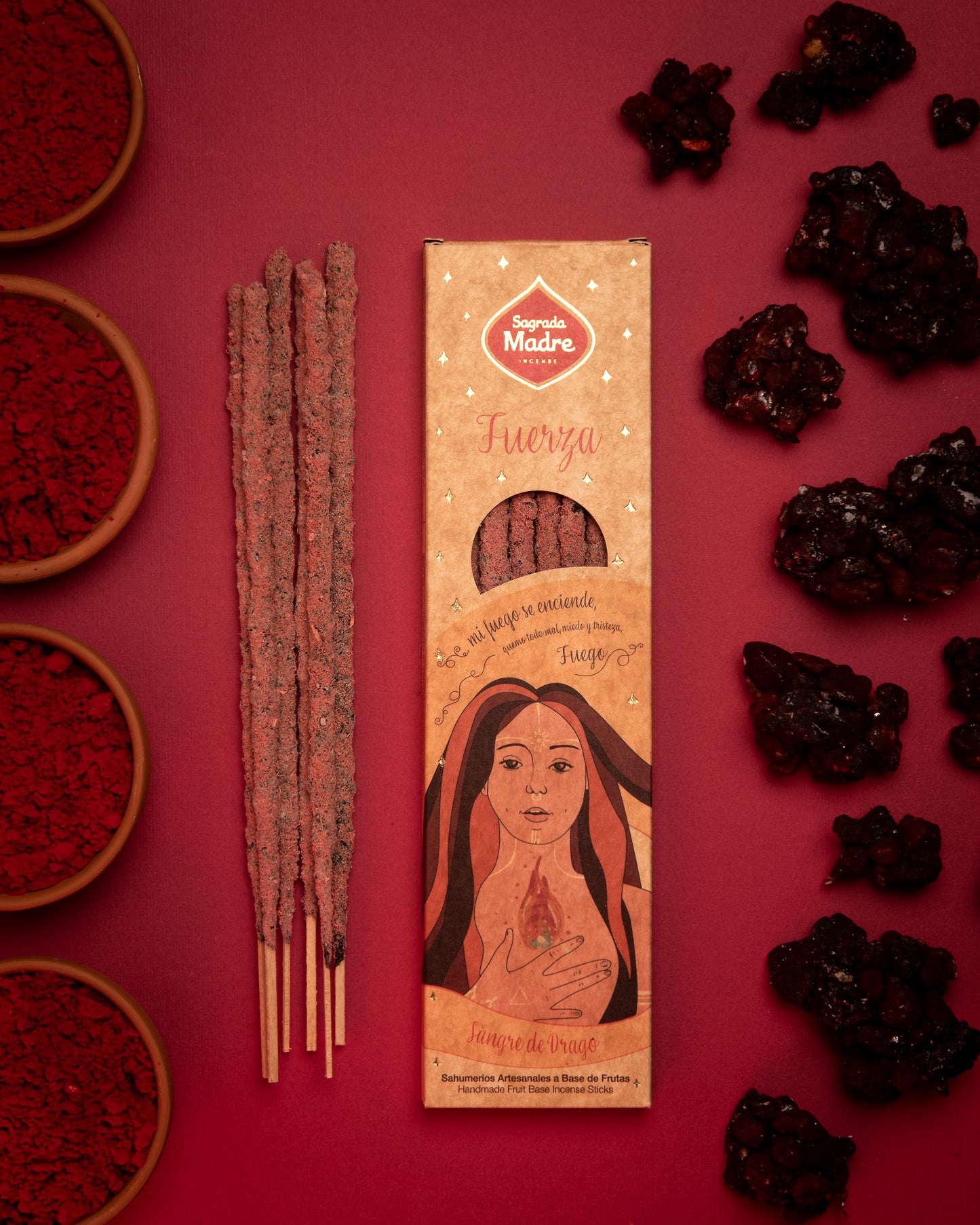 Incenso Artesanal "5 Elementos – Fogo | Força"