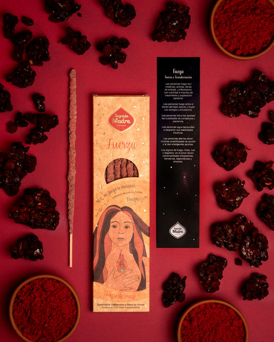 Incenso Artesanal "5 Elementos – Fogo | Força"