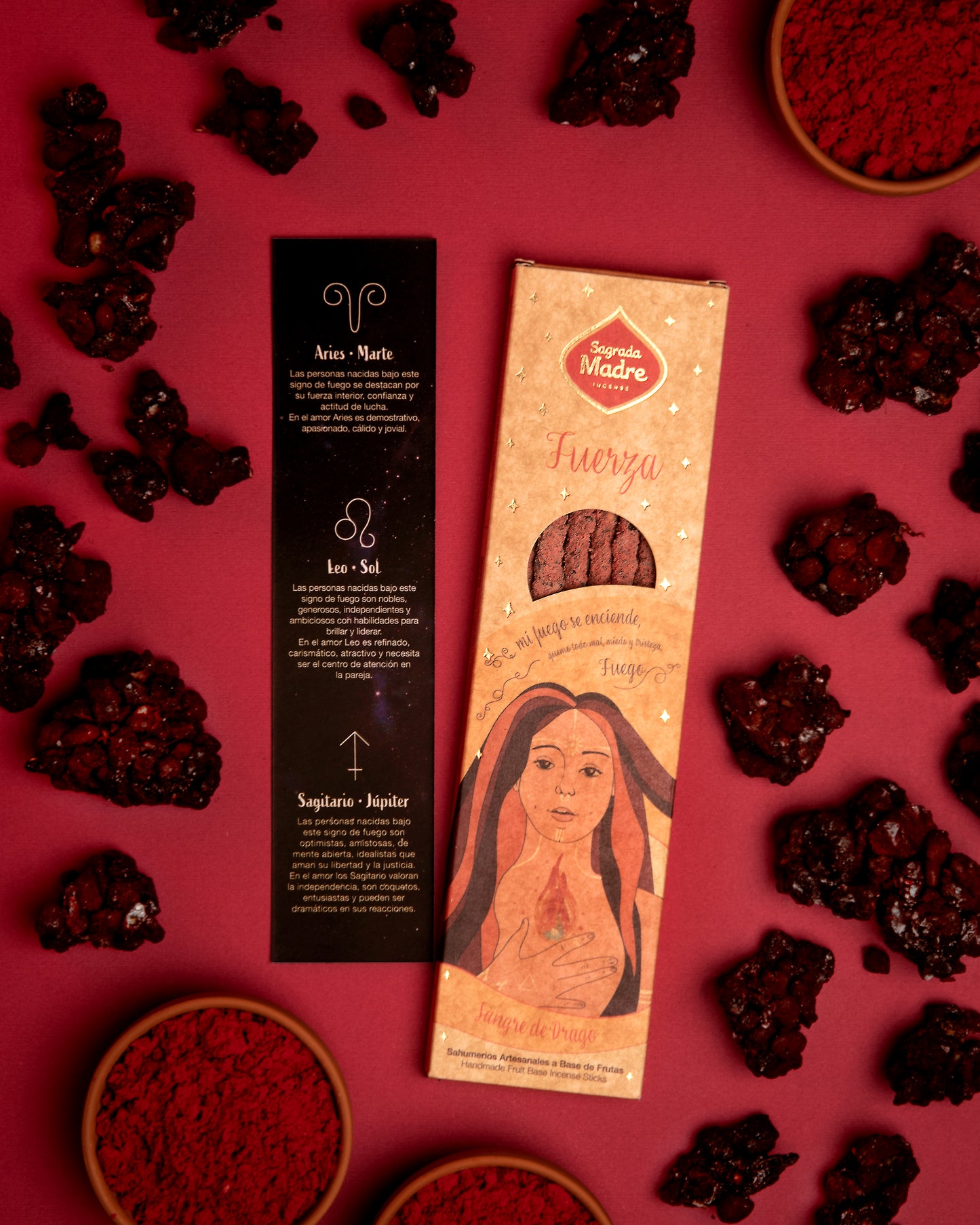 Incenso Artesanal "5 Elementos – Fogo | Força"