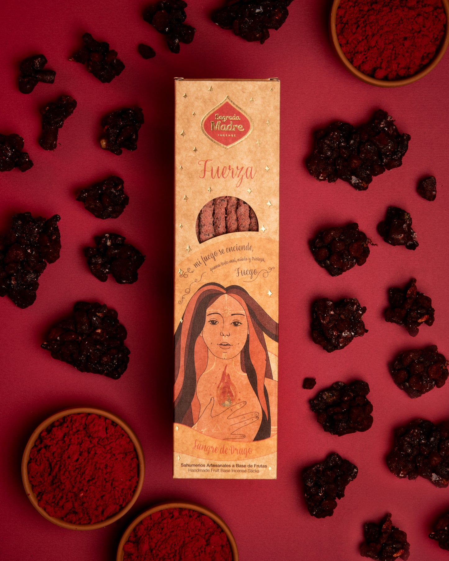 Incenso Artesanal "5 Elementos – Fogo | Força"