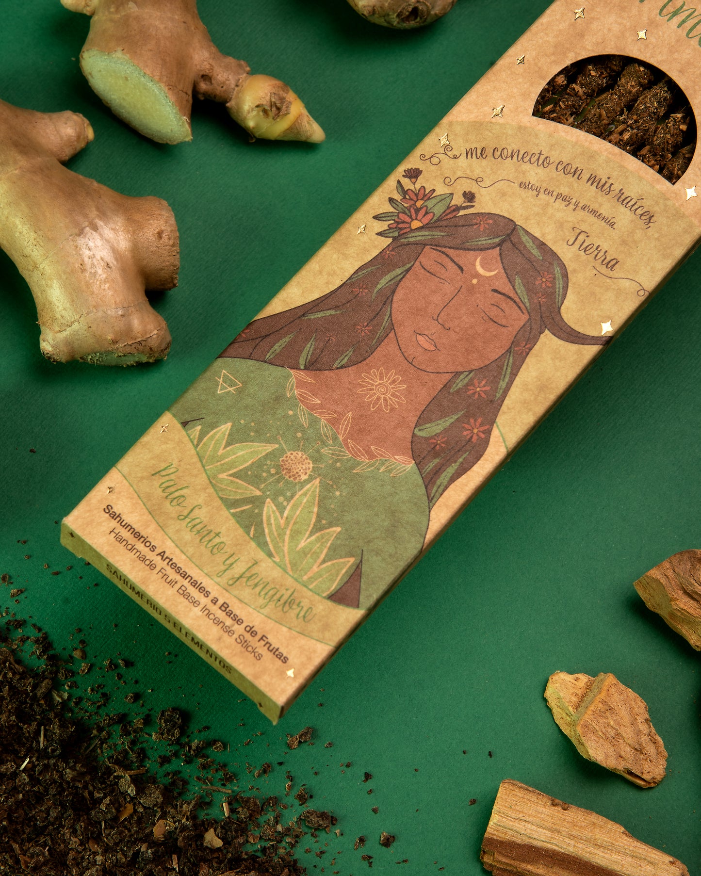 Incenso Artesanal "5 Elementos – Terra | Harmonia"