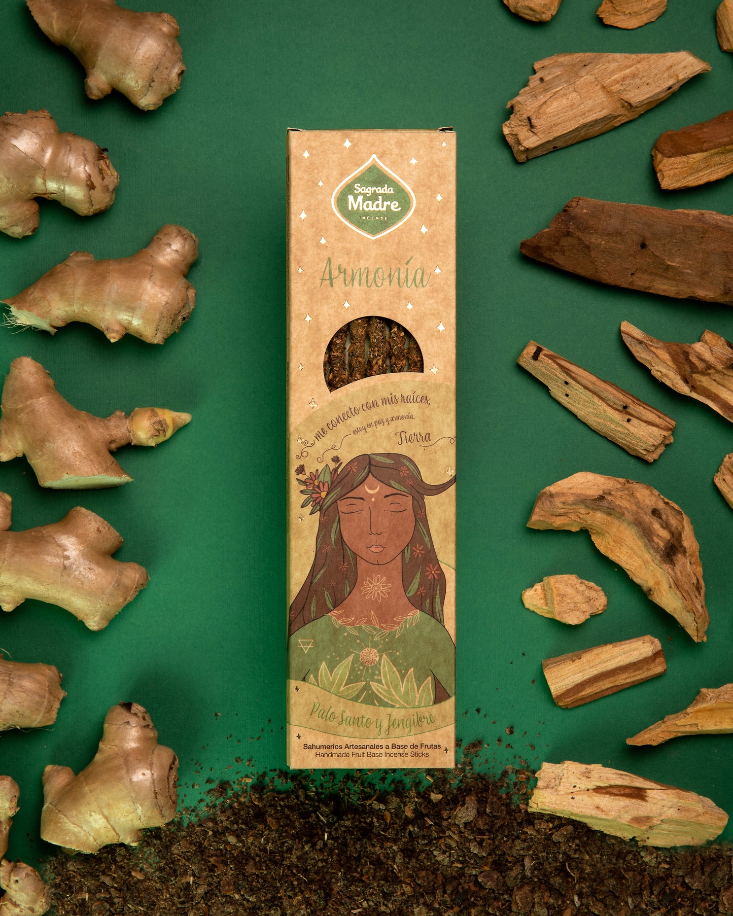 Incenso Artesanal "5 Elementos – Terra | Harmonia"