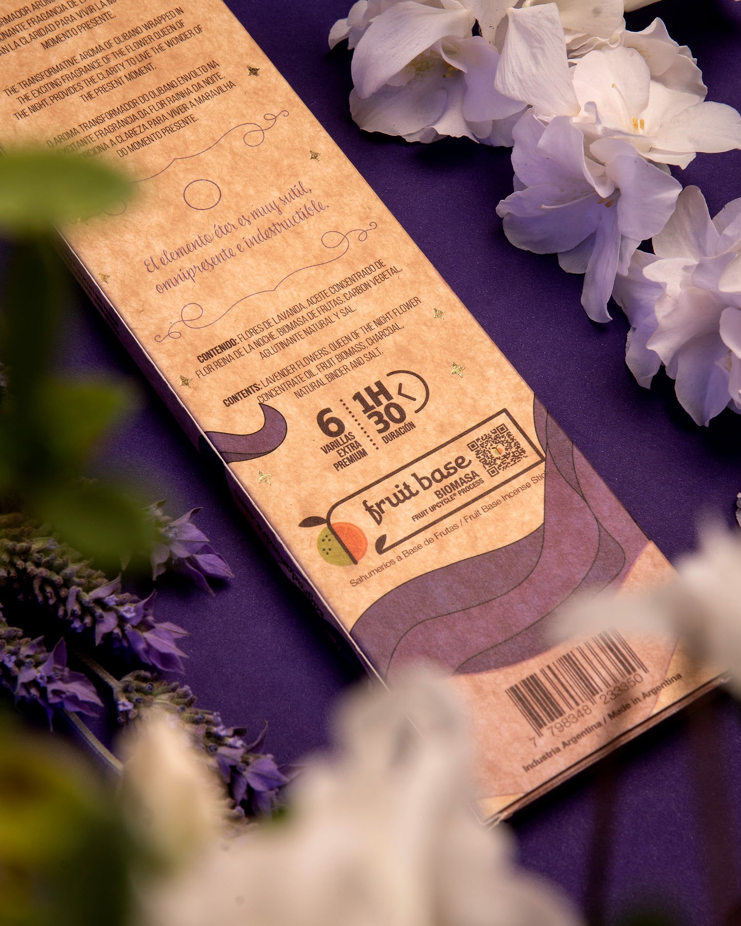 Incenso Artesanal "5 Elementos – Éter | Clareza"